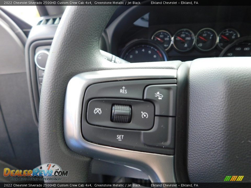 2022 Chevrolet Silverado 2500HD Custom Crew Cab 4x4 Steering Wheel Photo #28
