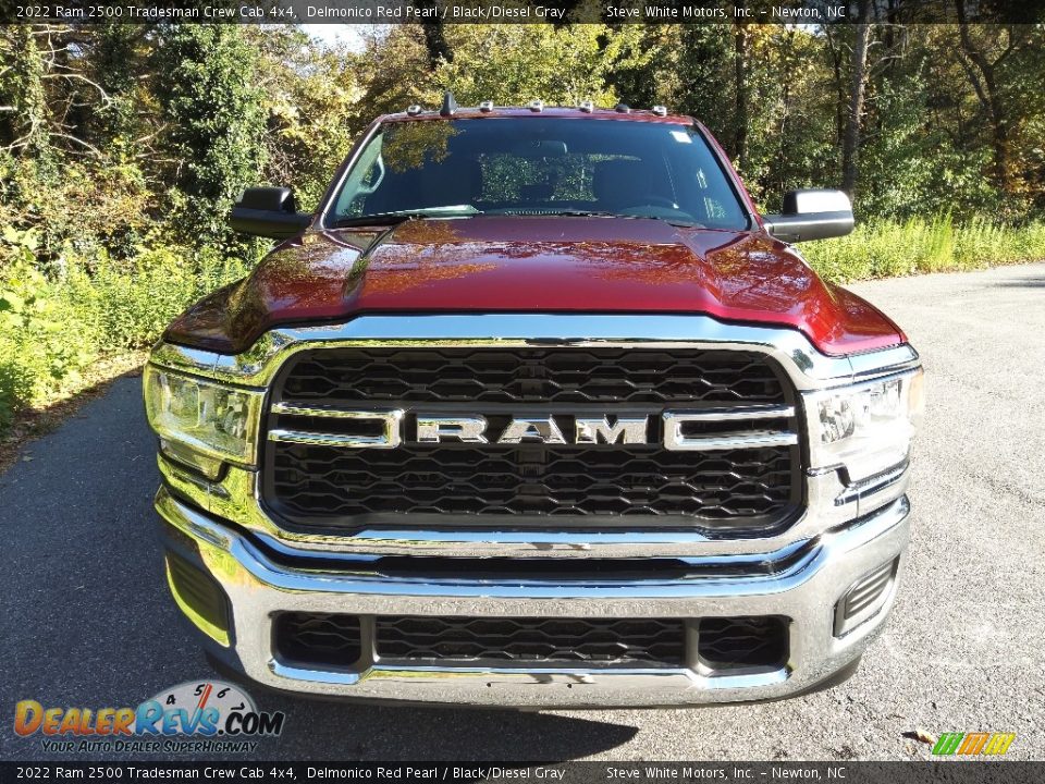 2022 Ram 2500 Tradesman Crew Cab 4x4 Delmonico Red Pearl / Black/Diesel Gray Photo #3