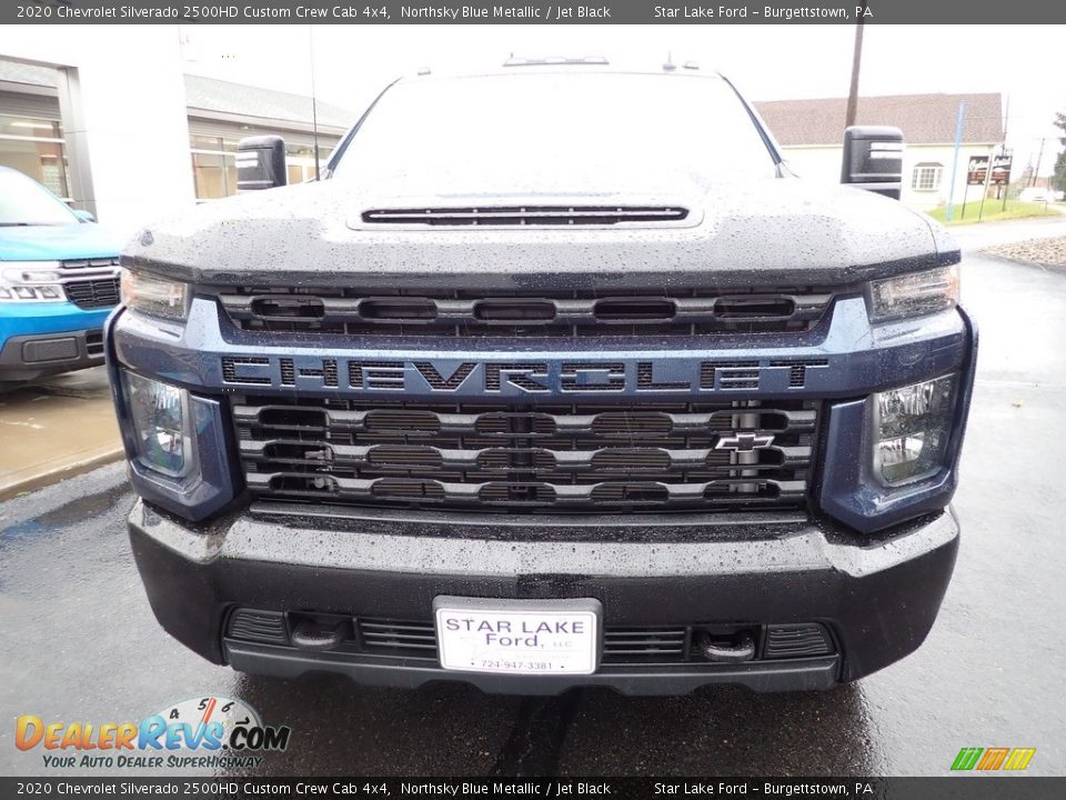 2020 Chevrolet Silverado 2500HD Custom Crew Cab 4x4 Northsky Blue Metallic / Jet Black Photo #8