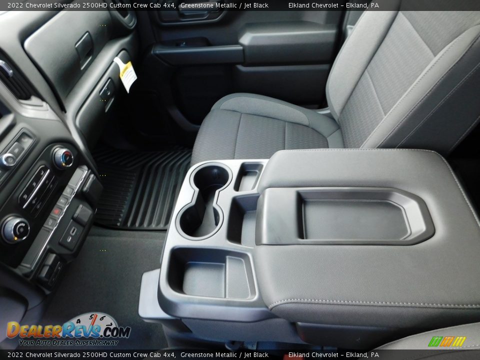 2022 Chevrolet Silverado 2500HD Custom Crew Cab 4x4 Greenstone Metallic / Jet Black Photo #30