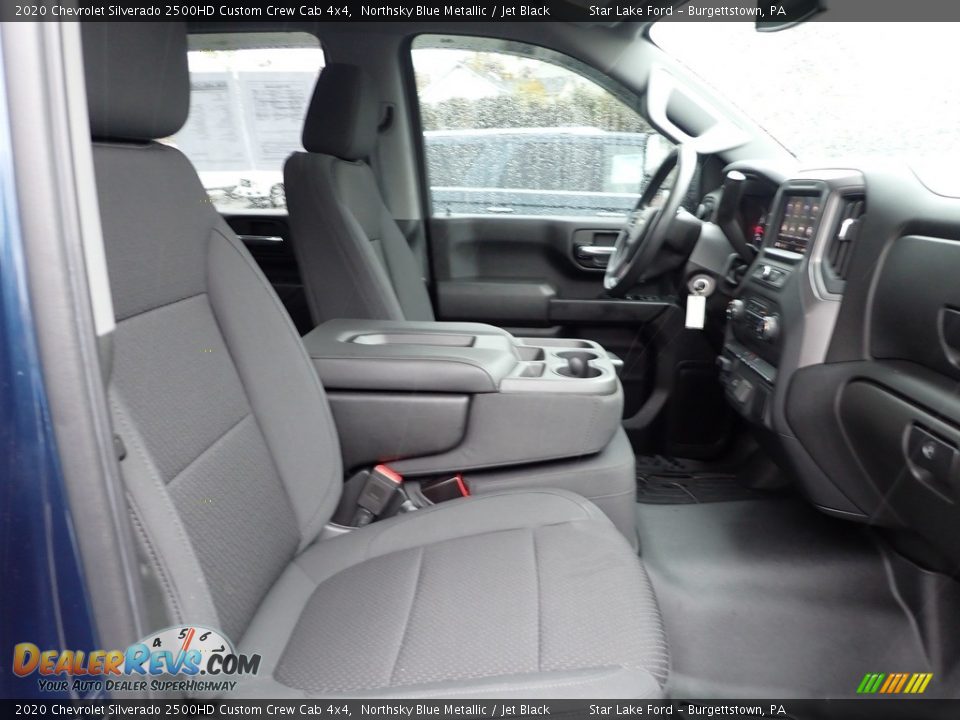 2020 Chevrolet Silverado 2500HD Custom Crew Cab 4x4 Northsky Blue Metallic / Jet Black Photo #10