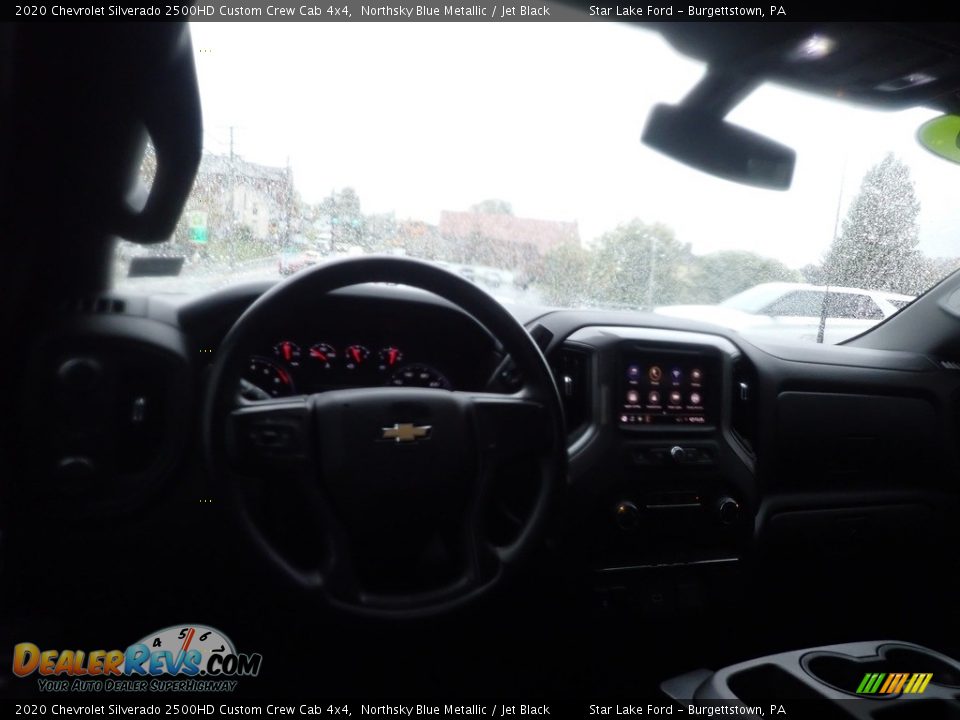 2020 Chevrolet Silverado 2500HD Custom Crew Cab 4x4 Northsky Blue Metallic / Jet Black Photo #13
