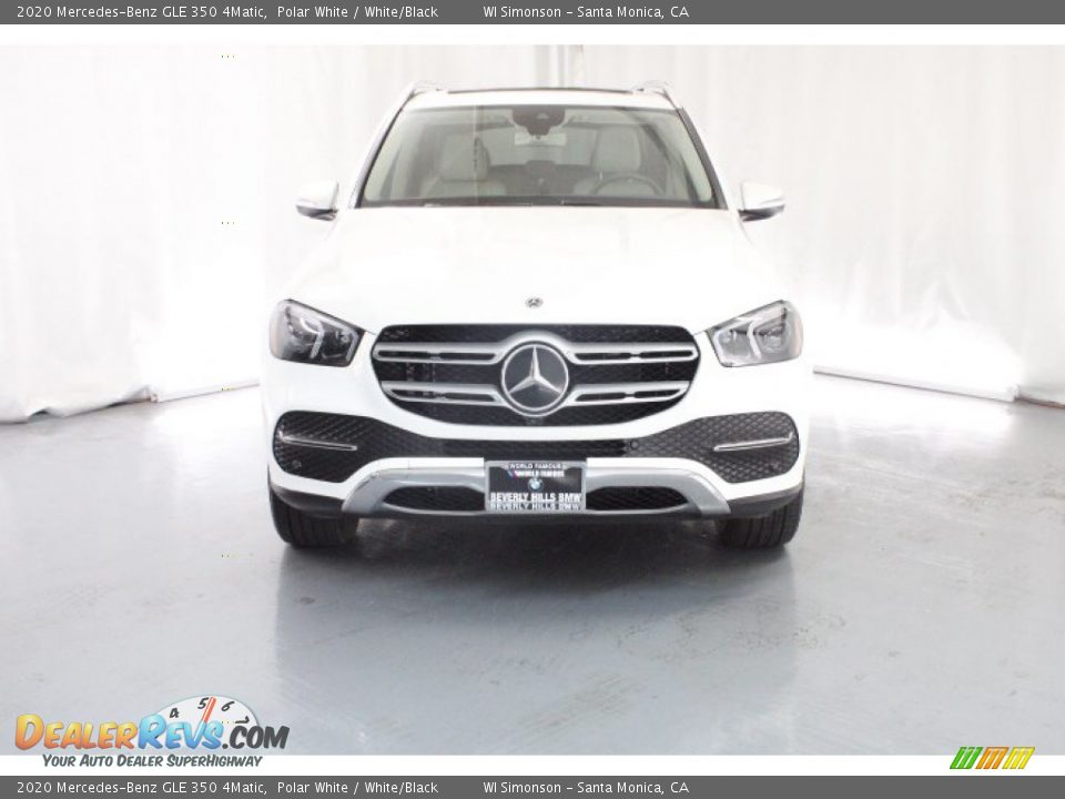 2020 Mercedes-Benz GLE 350 4Matic Polar White / White/Black Photo #2