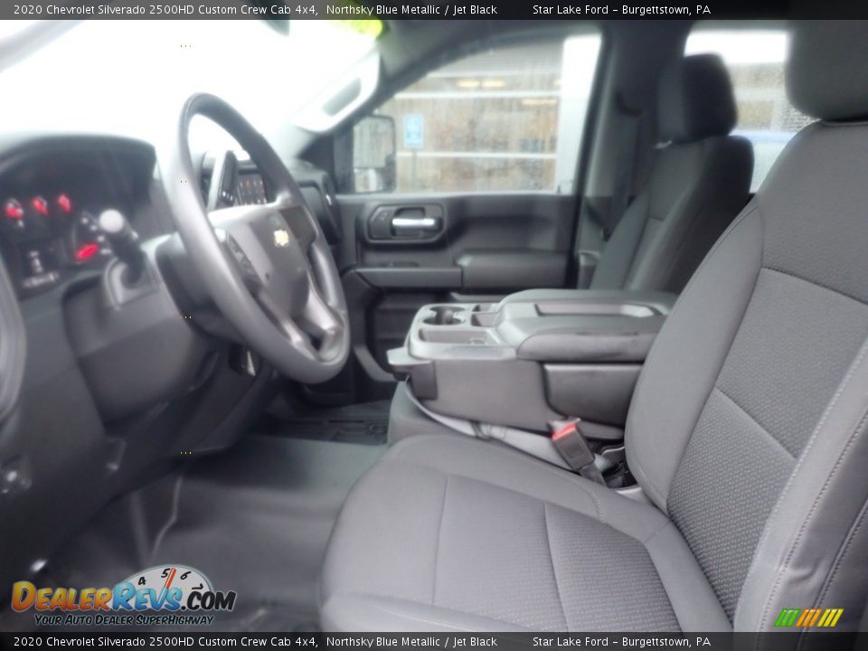 2020 Chevrolet Silverado 2500HD Custom Crew Cab 4x4 Northsky Blue Metallic / Jet Black Photo #14