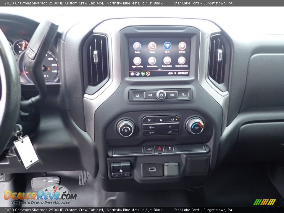 2020 Chevrolet Silverado 2500HD Custom Crew Cab 4x4 Northsky Blue Metallic / Jet Black Photo #17