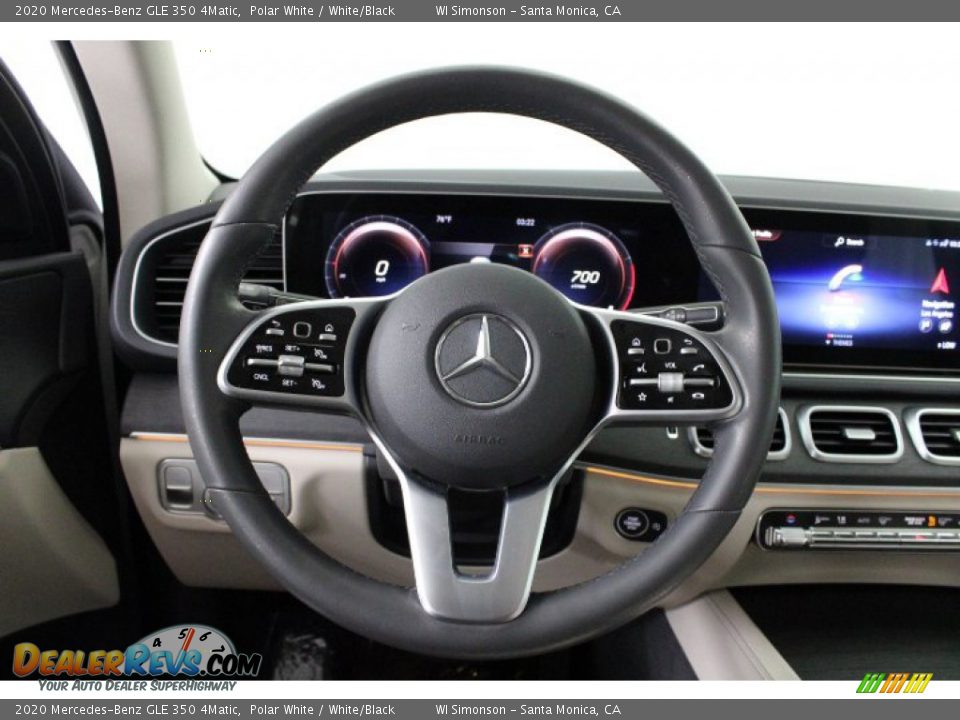 2020 Mercedes-Benz GLE 350 4Matic Polar White / White/Black Photo #12