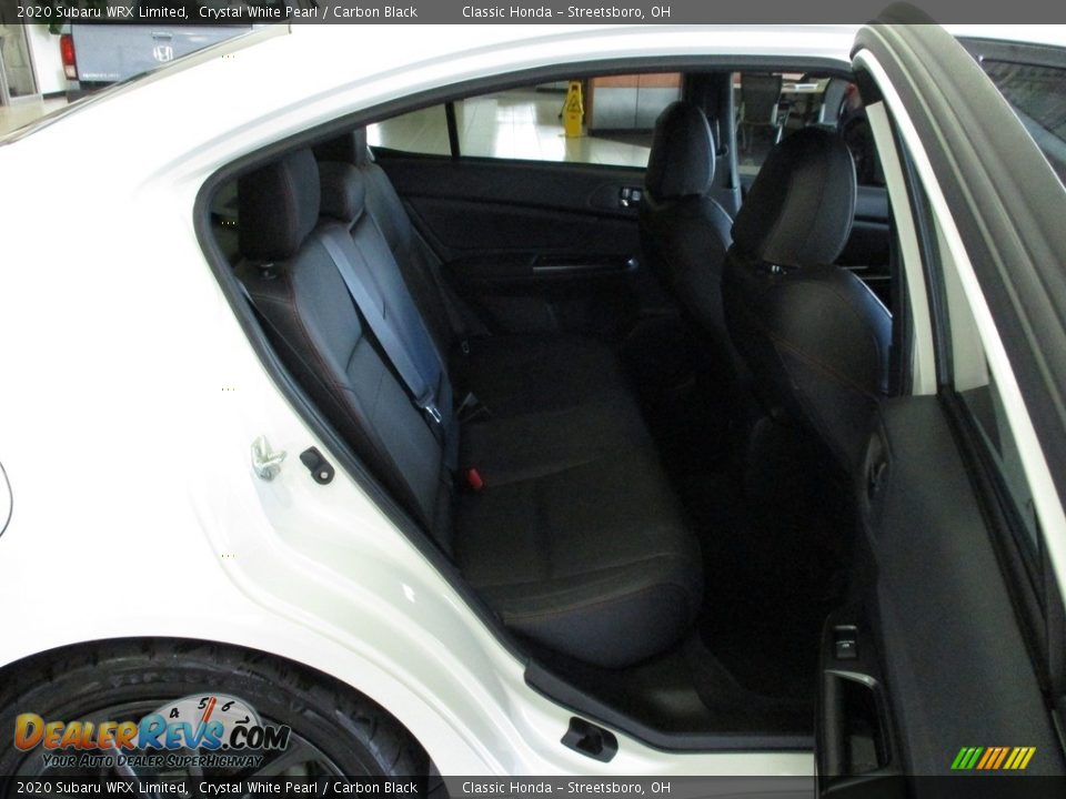 2020 Subaru WRX Limited Crystal White Pearl / Carbon Black Photo #21