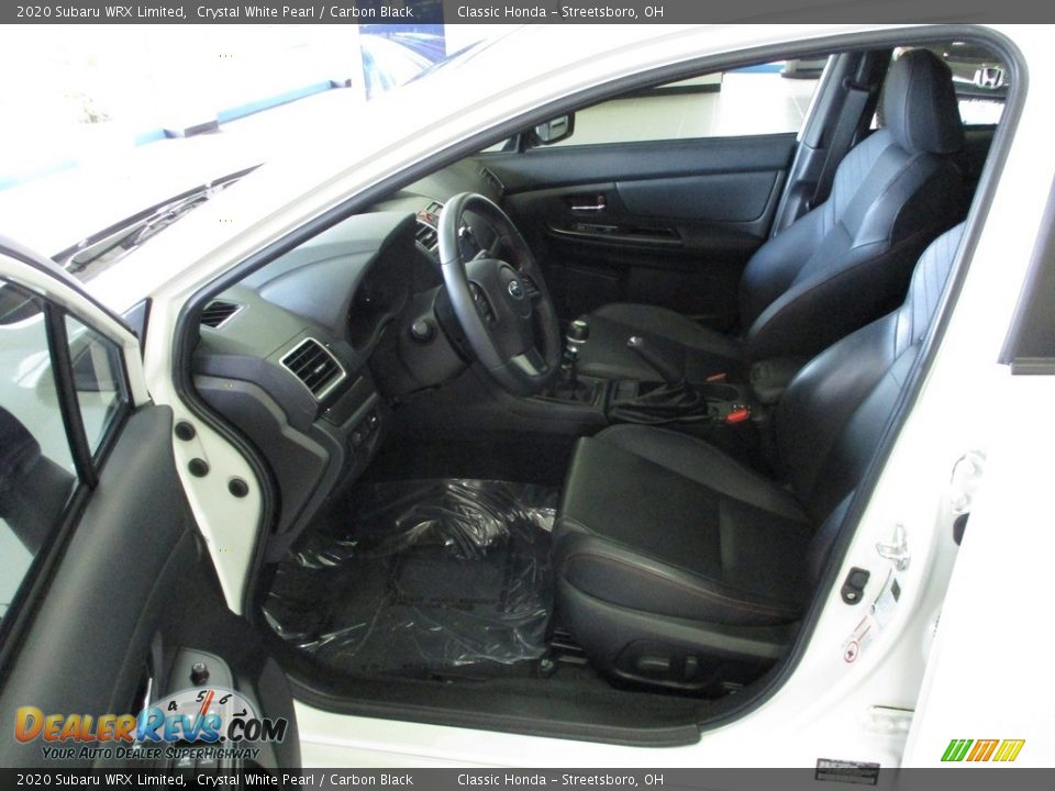 2020 Subaru WRX Limited Crystal White Pearl / Carbon Black Photo #27