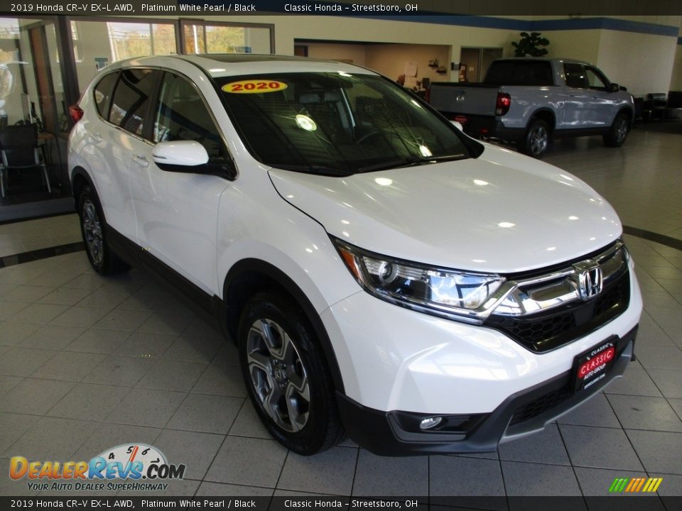 2019 Honda CR-V EX-L AWD Platinum White Pearl / Black Photo #3