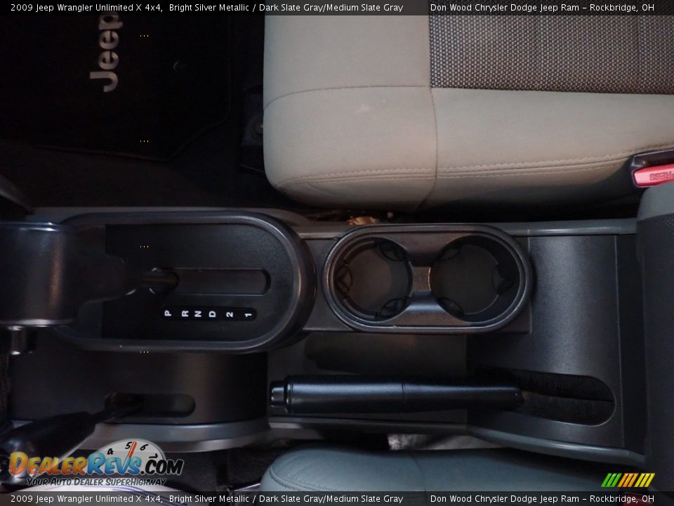 2009 Jeep Wrangler Unlimited X 4x4 Bright Silver Metallic / Dark Slate Gray/Medium Slate Gray Photo #15