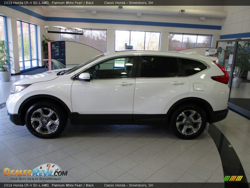 2019 Honda CR-V EX-L AWD Platinum White Pearl / Black Photo #10