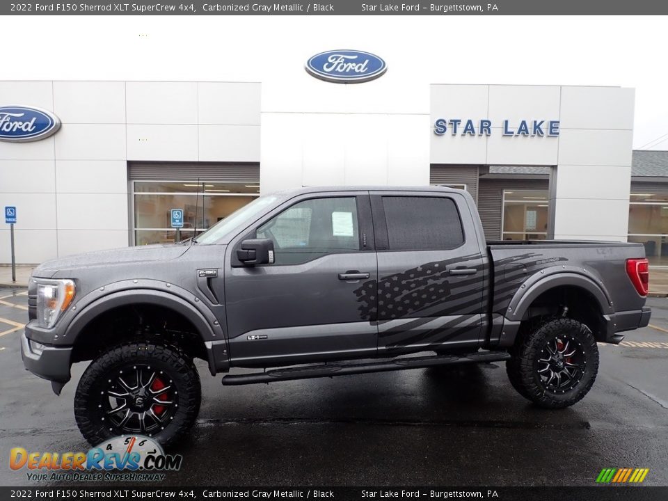 2022 Ford F150 Sherrod XLT SuperCrew 4x4 Carbonized Gray Metallic / Black Photo #1