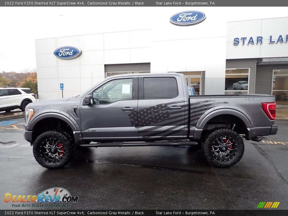 2022 Ford F150 Sherrod XLT SuperCrew 4x4 Carbonized Gray Metallic / Black Photo #2