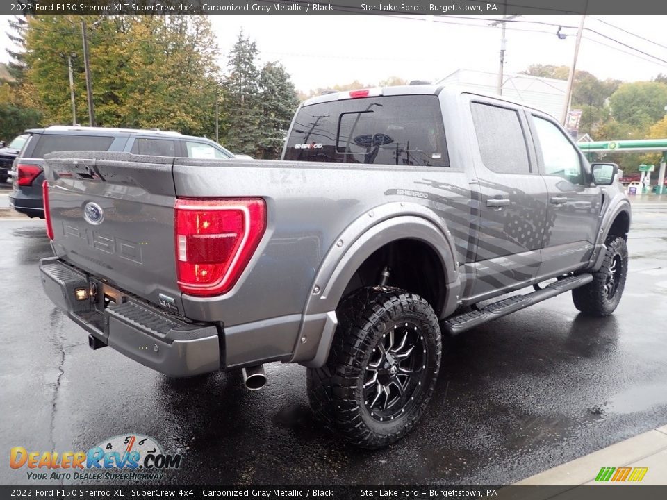 2022 Ford F150 Sherrod XLT SuperCrew 4x4 Carbonized Gray Metallic / Black Photo #5