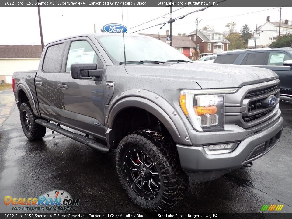 2022 Ford F150 Sherrod XLT SuperCrew 4x4 Carbonized Gray Metallic / Black Photo #7