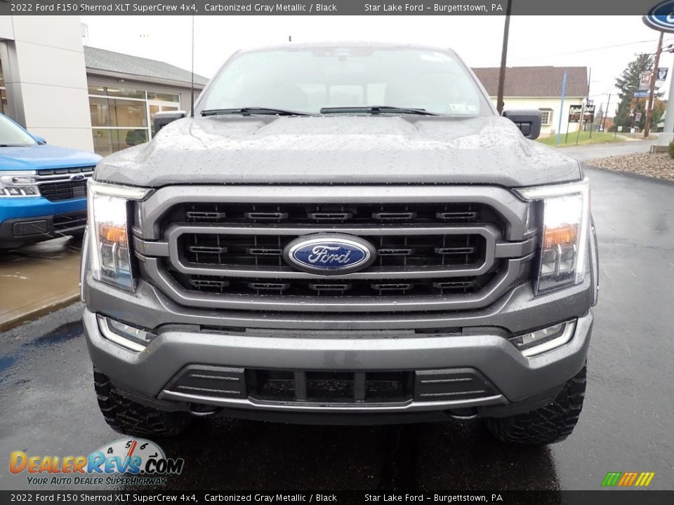 2022 Ford F150 Sherrod XLT SuperCrew 4x4 Carbonized Gray Metallic / Black Photo #8