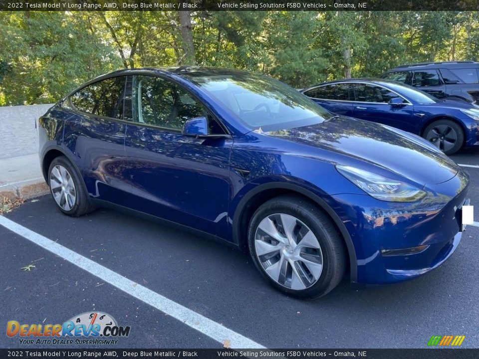 Deep Blue Metallic 2022 Tesla Model Y Long Range AWD Photo #9