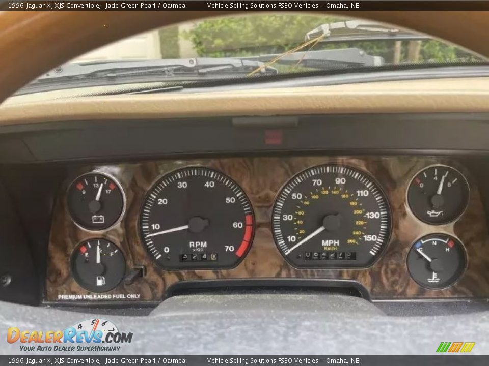 1996 Jaguar XJ XJS Convertible Gauges Photo #6