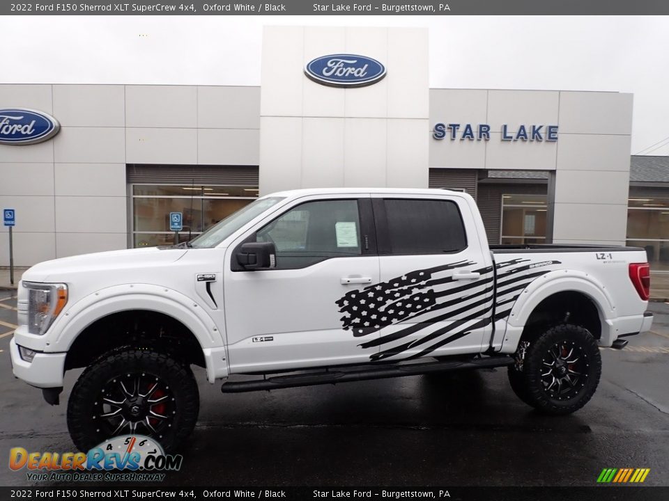 2022 Ford F150 Sherrod XLT SuperCrew 4x4 Oxford White / Black Photo #1