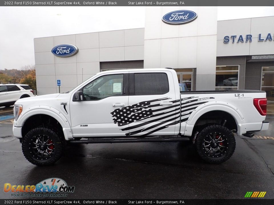 2022 Ford F150 Sherrod XLT SuperCrew 4x4 Oxford White / Black Photo #2