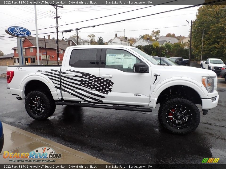 2022 Ford F150 Sherrod XLT SuperCrew 4x4 Oxford White / Black Photo #6