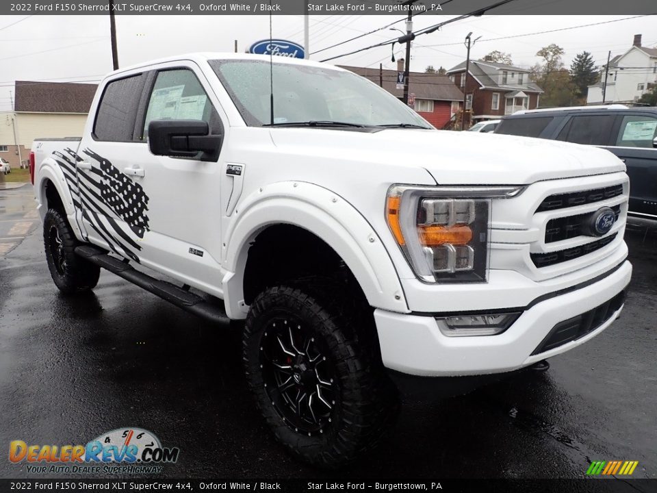 2022 Ford F150 Sherrod XLT SuperCrew 4x4 Oxford White / Black Photo #7