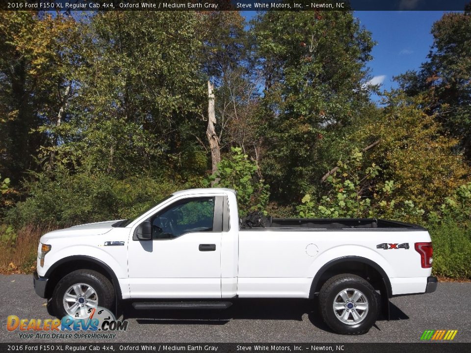 2016 Ford F150 XL Regular Cab 4x4 Oxford White / Medium Earth Gray Photo #1