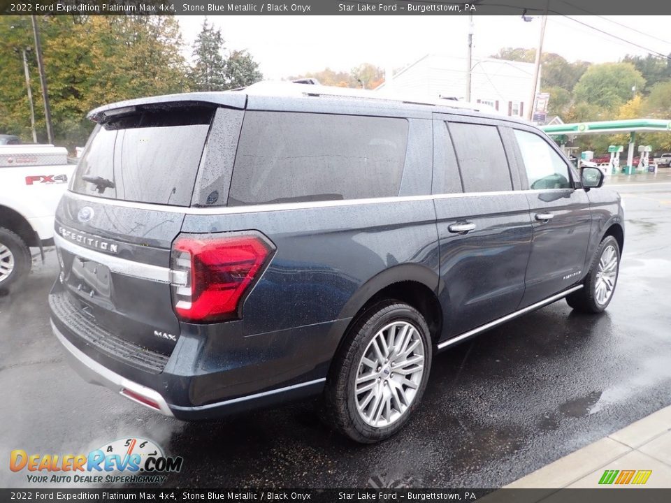 2022 Ford Expedition Platinum Max 4x4 Stone Blue Metallic / Black Onyx Photo #5