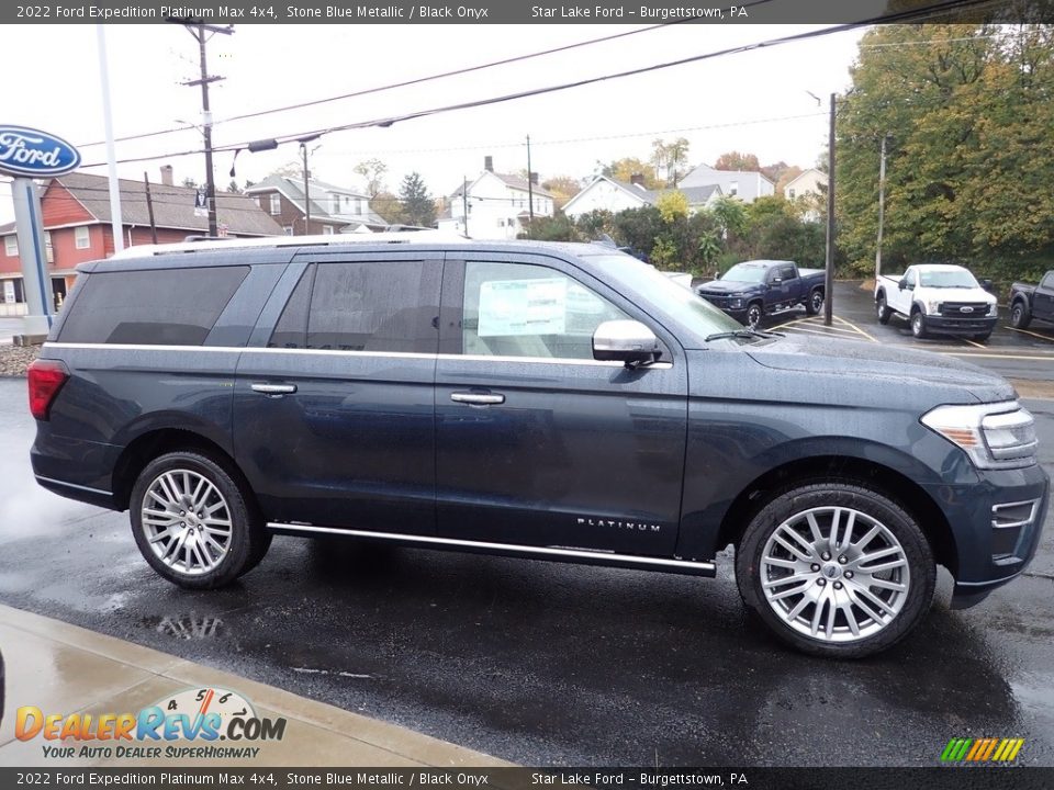 Stone Blue Metallic 2022 Ford Expedition Platinum Max 4x4 Photo #6