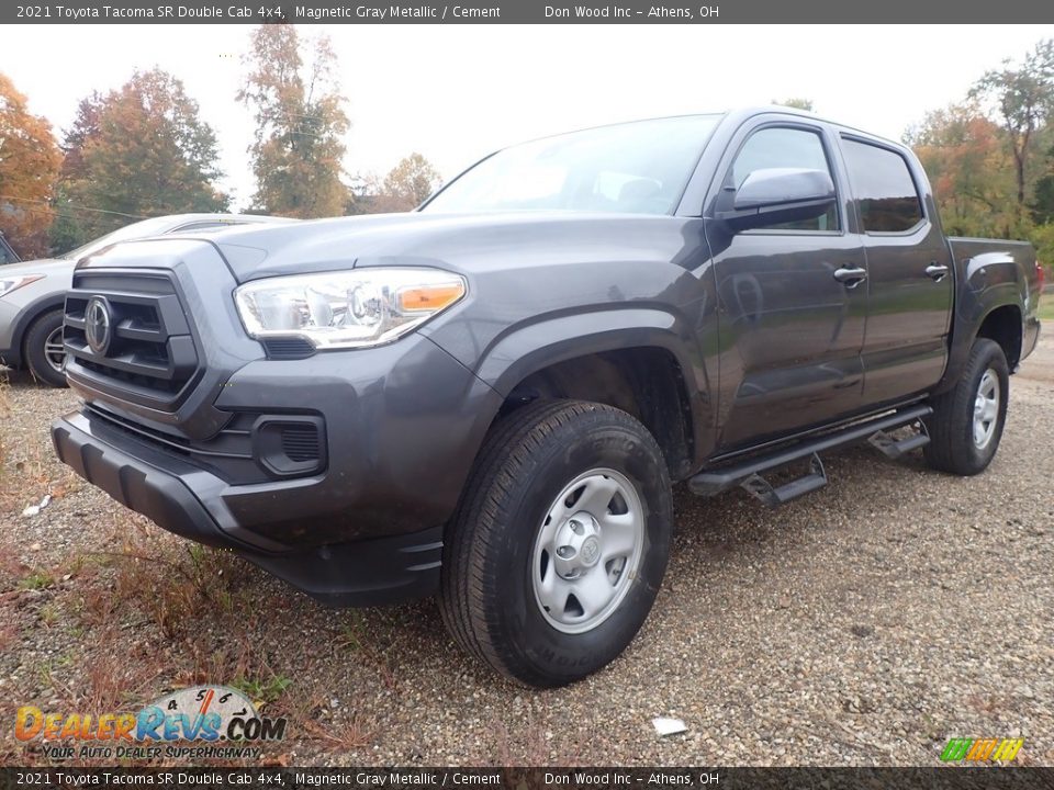 Magnetic Gray Metallic 2021 Toyota Tacoma SR Double Cab 4x4 Photo #3