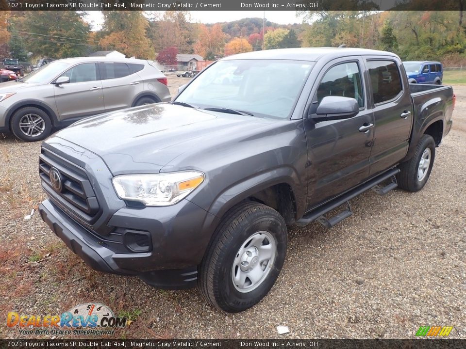 Magnetic Gray Metallic 2021 Toyota Tacoma SR Double Cab 4x4 Photo #4