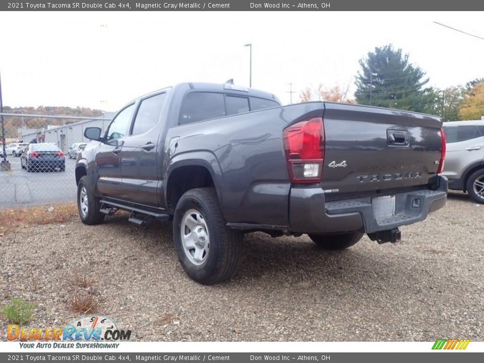 2021 Toyota Tacoma SR Double Cab 4x4 Magnetic Gray Metallic / Cement Photo #5