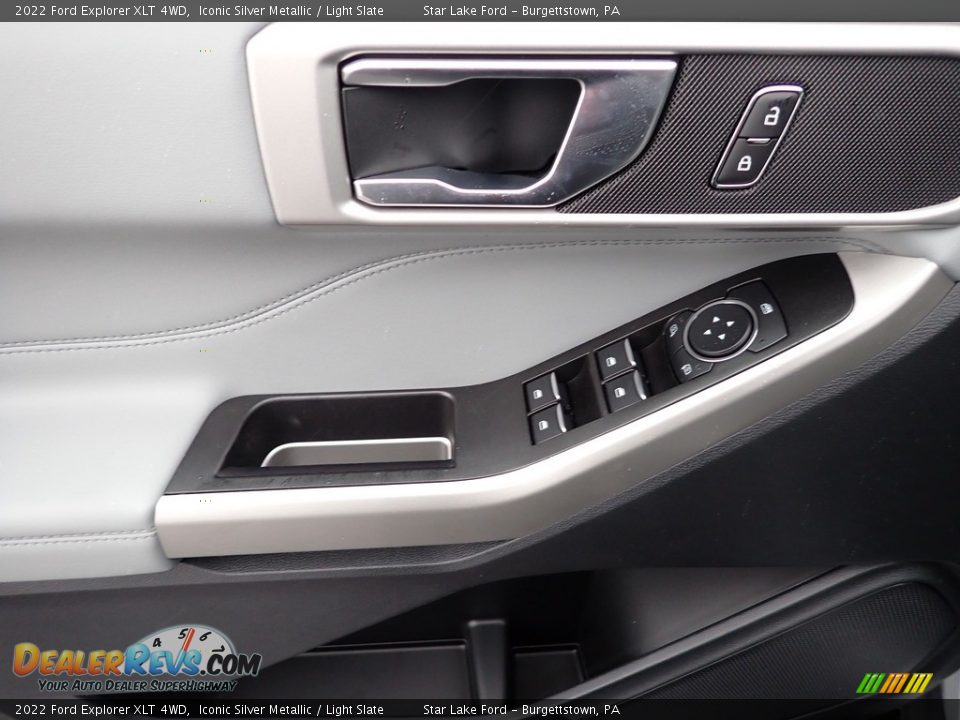 2022 Ford Explorer XLT 4WD Iconic Silver Metallic / Light Slate Photo #15