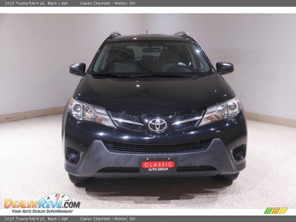 2015 Toyota RAV4 LE Black / Ash Photo #2