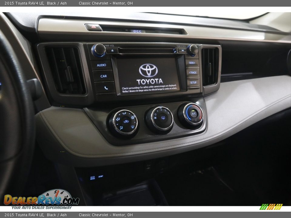 2015 Toyota RAV4 LE Black / Ash Photo #9