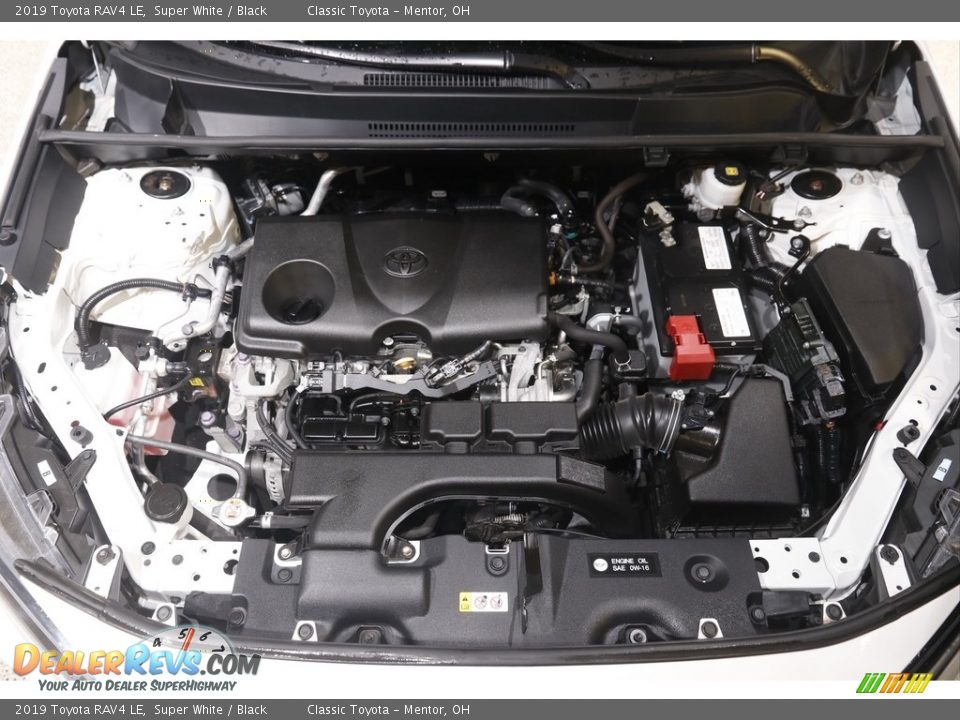 2019 Toyota RAV4 LE Super White / Black Photo #17