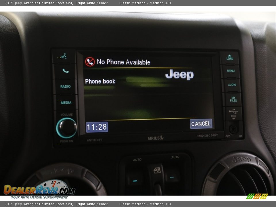 2015 Jeep Wrangler Unlimited Sport 4x4 Bright White / Black Photo #11
