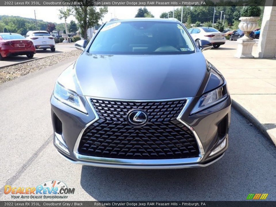 2022 Lexus RX 350L Cloudburst Gray / Black Photo #3