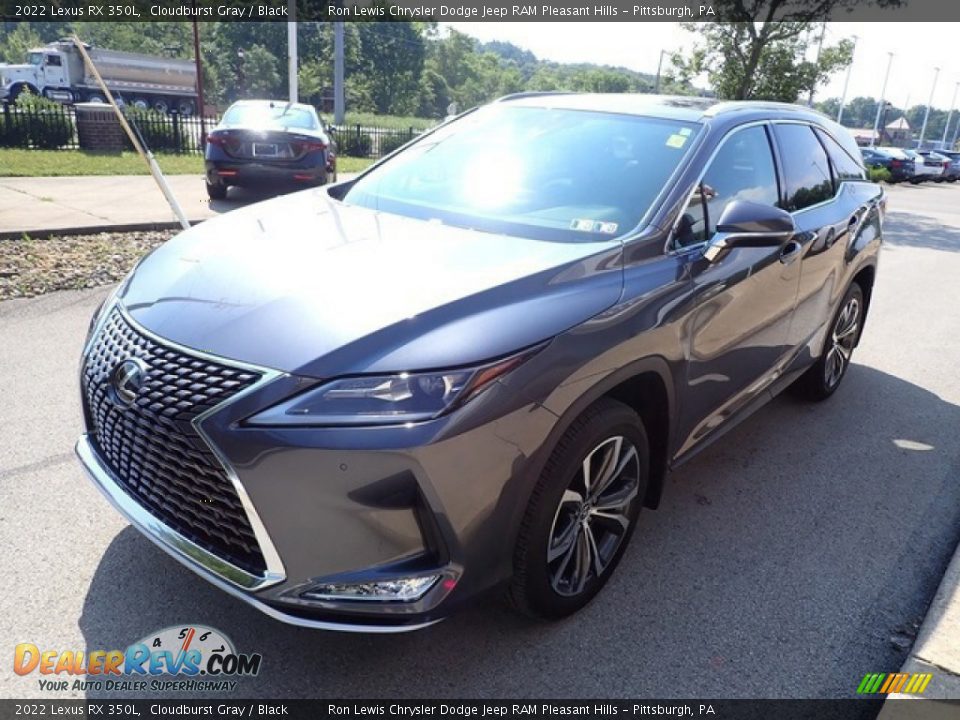 2022 Lexus RX 350L Cloudburst Gray / Black Photo #4