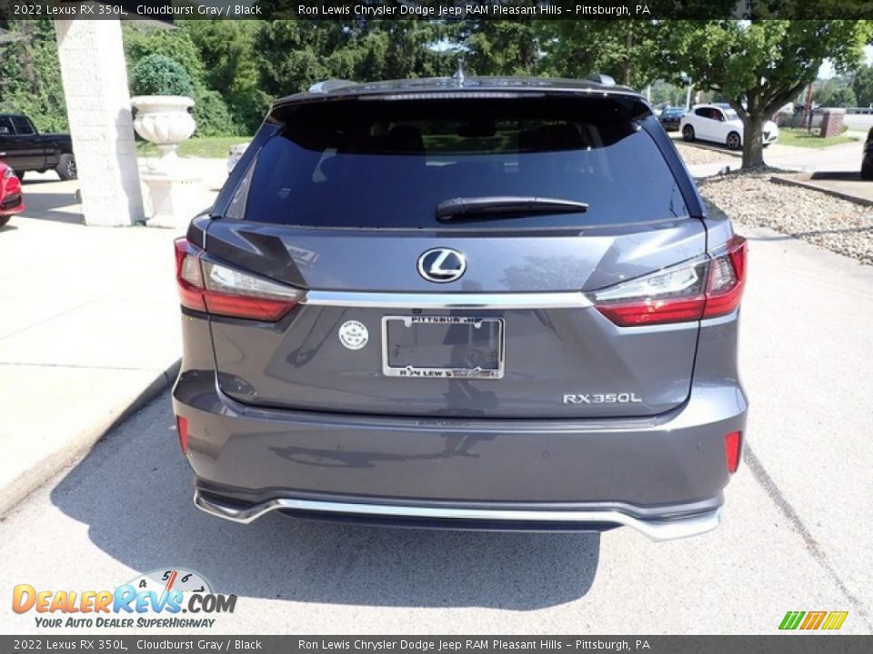 2022 Lexus RX 350L Cloudburst Gray / Black Photo #7