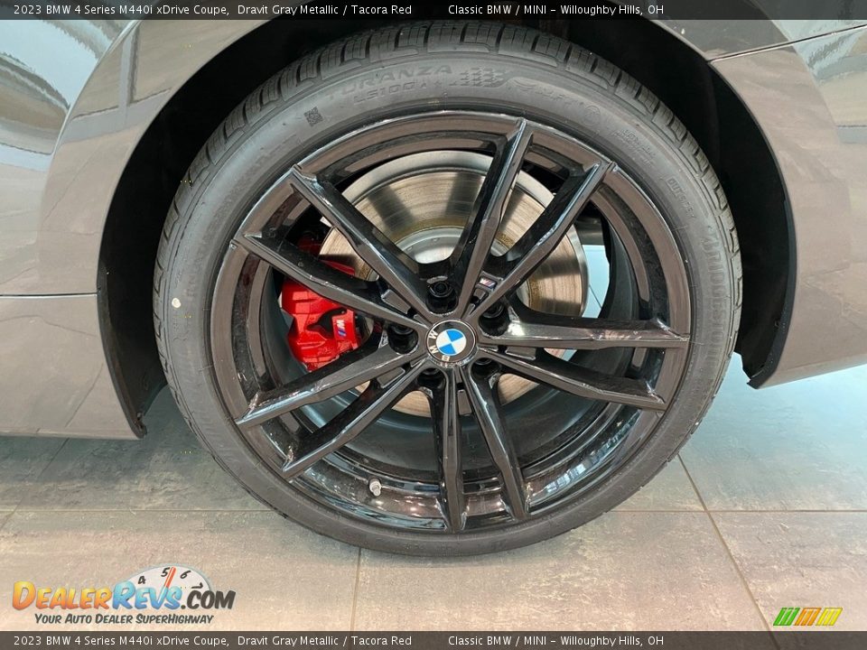 2023 BMW 4 Series M440i xDrive Coupe Dravit Gray Metallic / Tacora Red Photo #3