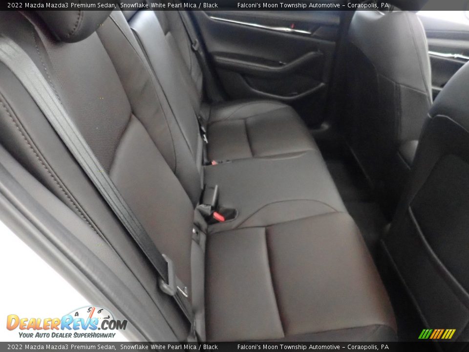 Rear Seat of 2022 Mazda Mazda3 Premium Sedan Photo #10