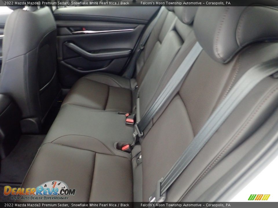 Rear Seat of 2022 Mazda Mazda3 Premium Sedan Photo #13