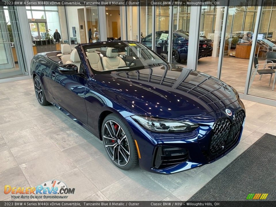 2023 BMW 4 Series M440i xDrive Convertible Tanzanite Blue II Metallic / Oyster Photo #1