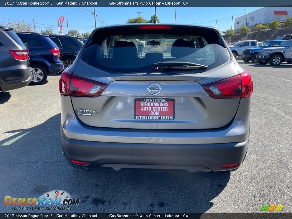 2017 Nissan Rogue Sport S Gun Metallic / Charcoal Photo #6