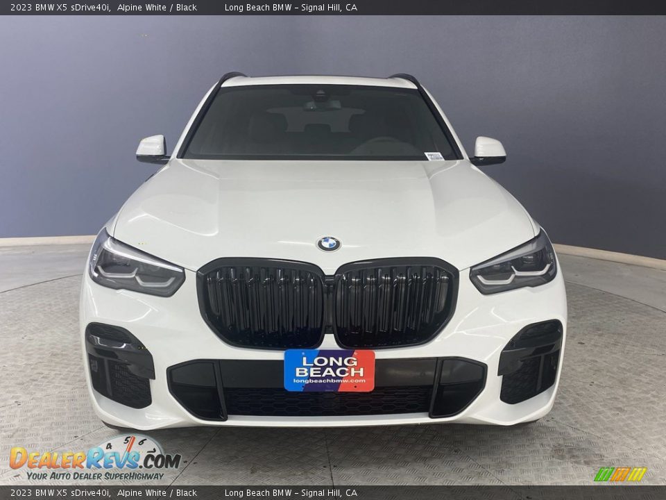 2023 BMW X5 sDrive40i Alpine White / Black Photo #2