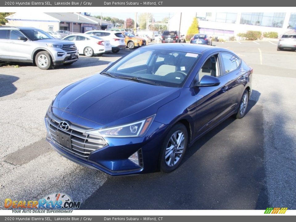 2020 Hyundai Elantra SEL Lakeside Blue / Gray Photo #1