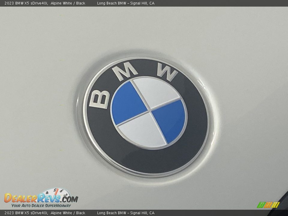 2023 BMW X5 sDrive40i Alpine White / Black Photo #5
