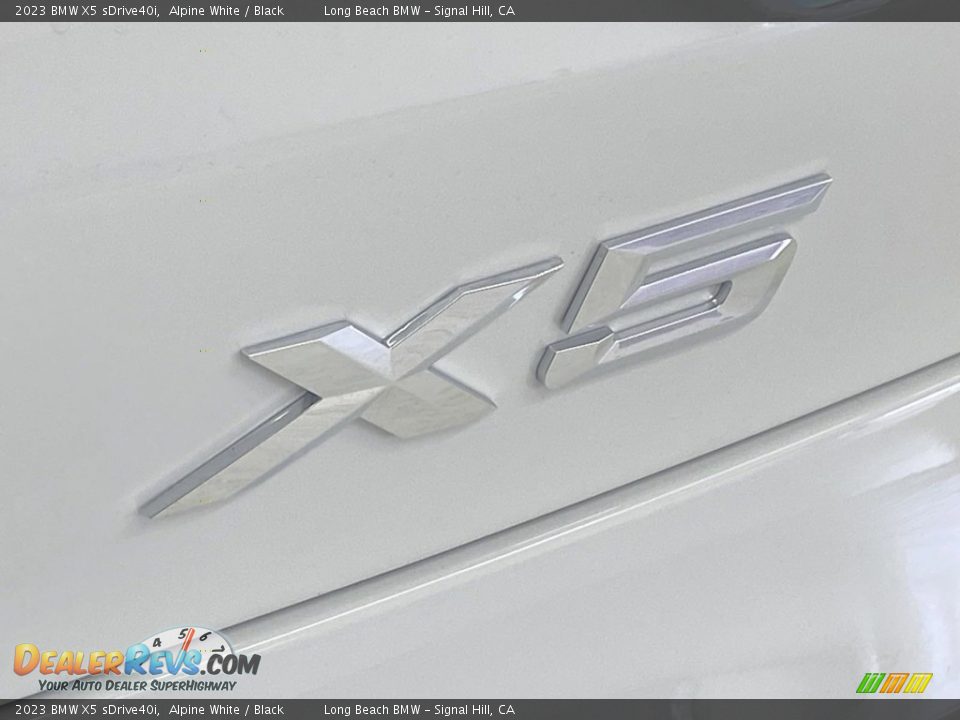 2023 BMW X5 sDrive40i Alpine White / Black Photo #8