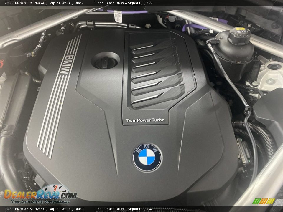 2023 BMW X5 sDrive40i Alpine White / Black Photo #9
